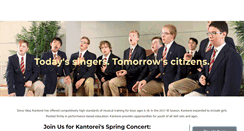 Desktop Screenshot of kantorei.com