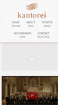 Mobile Screenshot of kantorei.net