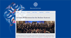 Desktop Screenshot of kantorei.de