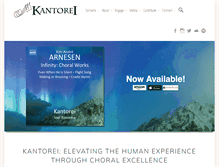 Tablet Screenshot of kantorei.org